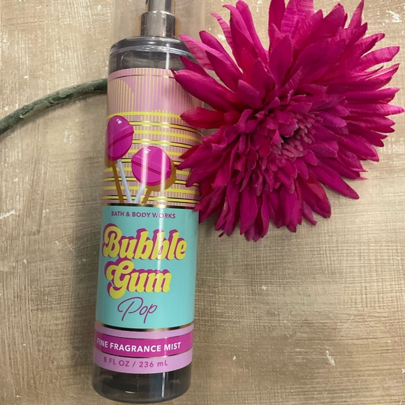 Brand New Bath & Body Works Bubble Gum Pop Fine Fragrance Spray Mist 8oz - Picture 1 of 2